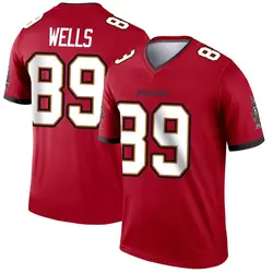 Nike David Wells Tampa Bay Buccaneers Legend Red Jersey - Men's