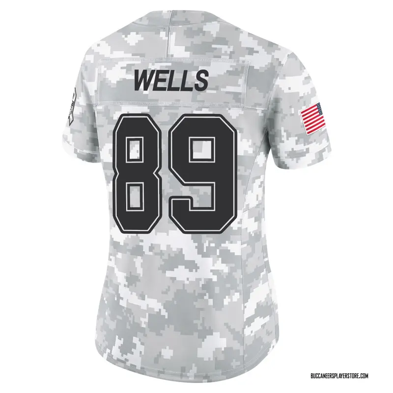 Nike David Wells Tampa Bay Buccaneers Limited Arctic Camo 2024 Salute to Service Jersey - Women's