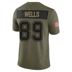Nike David Wells Tampa Bay Buccaneers Limited Olive 2025 Salute to Service Jersey - Youth