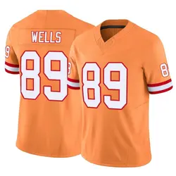 Nike David Wells Tampa Bay Buccaneers Limited Orange Vapor F.U.S.E. Jersey - Youth