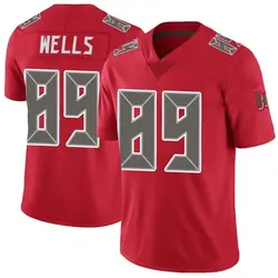Nike David Wells Tampa Bay Buccaneers Limited Red Color Rush Jersey - Youth