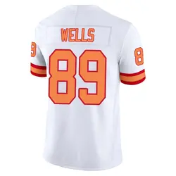 Nike David Wells Tampa Bay Buccaneers Limited White '76 Vapor F.U.S.E. Jersey - Men's