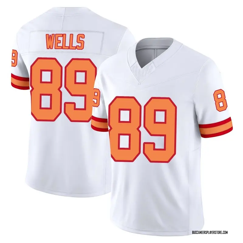Nike David Wells Tampa Bay Buccaneers Limited White '76 Vapor F.U.S.E. Jersey - Men's
