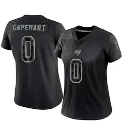 Nike DeMonte Capehart Tampa Bay Buccaneers Limited Black Reflective Jersey - Women's