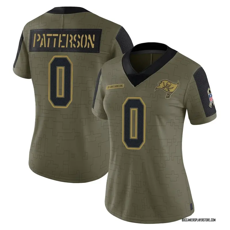 Nike Dean Patterson Tampa Bay Buccaneers Limited Olive 2021 Salute To Service Jersey - Women's