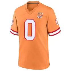 Nike Deion Jennings Tampa Bay Buccaneers Game Cream sicle 50th Season Jersey - Men's