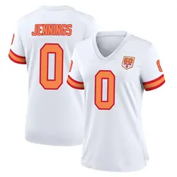 Nike Deion Jennings Tampa Bay Buccaneers Game White '76 50th Season Jersey - Women's
