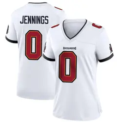 Nike Deion Jennings Tampa Bay Buccaneers Game White Jersey - Women's