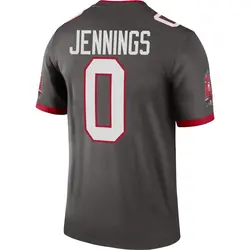 Nike Deion Jennings Tampa Bay Buccaneers Legend Pewter Alternate Jersey - Men's