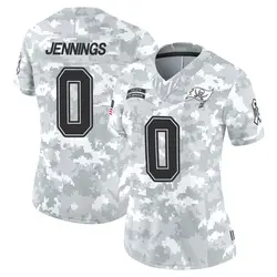 Nike Deion Jennings Tampa Bay Buccaneers Limited Arctic Camo 2024 Salute to Service Jersey - Women's