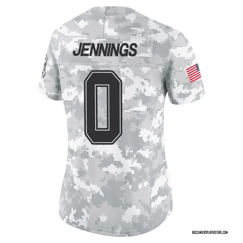 Nike Deion Jennings Tampa Bay Buccaneers Limited Arctic Camo 2024 Salute to Service Jersey - Women's