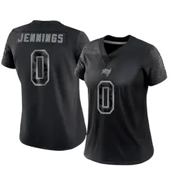 Nike Deion Jennings Tampa Bay Buccaneers Limited Black Reflective Jersey - Women's