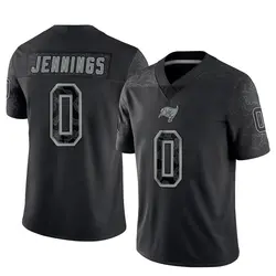 Nike Deion Jennings Tampa Bay Buccaneers Limited Black Reflective Jersey - Youth