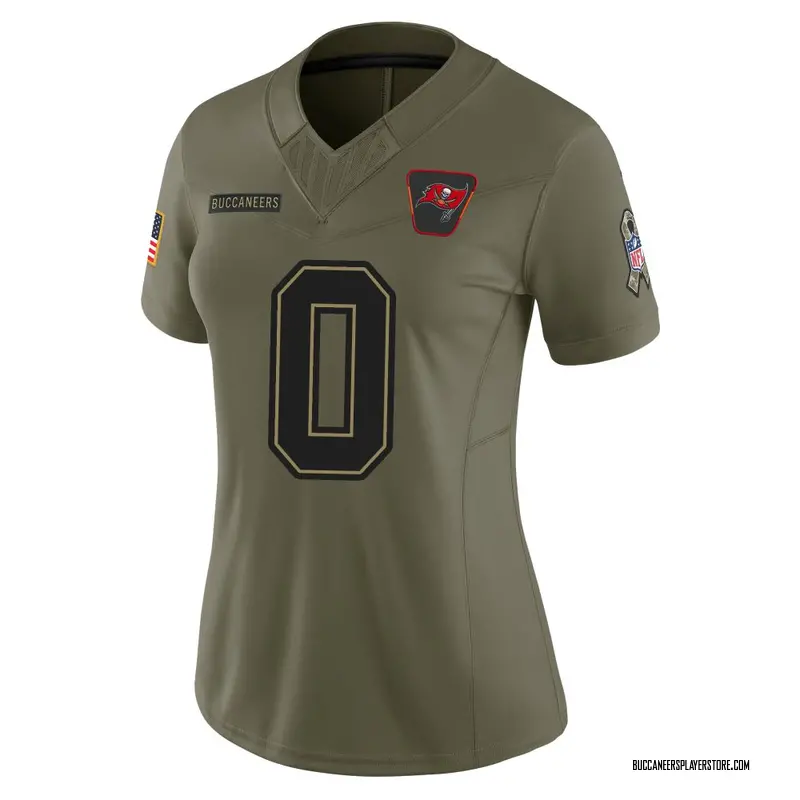 Nike Deion Jennings Tampa Bay Buccaneers Limited Olive 2025 Salute to Service Jersey - Women's
