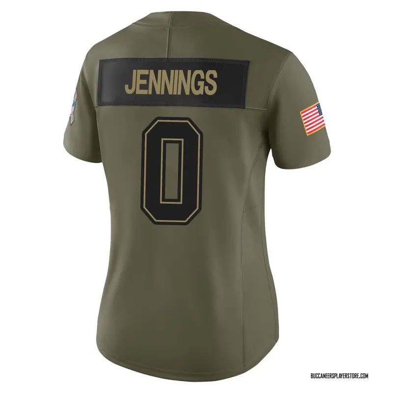 Nike Deion Jennings Tampa Bay Buccaneers Limited Olive 2025 Salute to Service Jersey - Women's