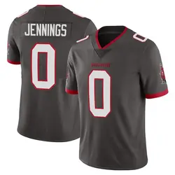 Nike Deion Jennings Tampa Bay Buccaneers Limited Pewter Alternate Vapor Jersey - Men's