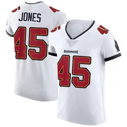 Nike Deion Jones Tampa Bay Buccaneers Elite White Vapor Jersey - Men's