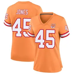 Nike Deion Jones Tampa Bay Buccaneers Game Cream sicle 50th Season Jersey - Women's