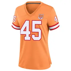 Nike Deion Jones Tampa Bay Buccaneers Game Cream sicle 50th Season Jersey - Women's