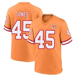 Nike Deion Jones Tampa Bay Buccaneers Game Cream sicle 50th Season Jersey - Youth