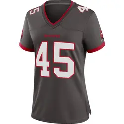 Nike Deion Jones Tampa Bay Buccaneers Game Pewter Alternate Jersey - Women's