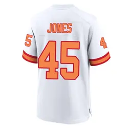Nike Deion Jones Tampa Bay Buccaneers Game White '76 50th Season Jersey - Men's