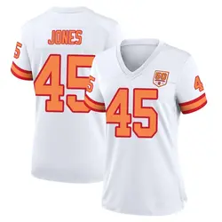 Nike Deion Jones Tampa Bay Buccaneers Game White '76 50th Season Jersey - Women's