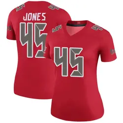 Nike Deion Jones Tampa Bay Buccaneers Legend Red Color Rush Jersey - Women's