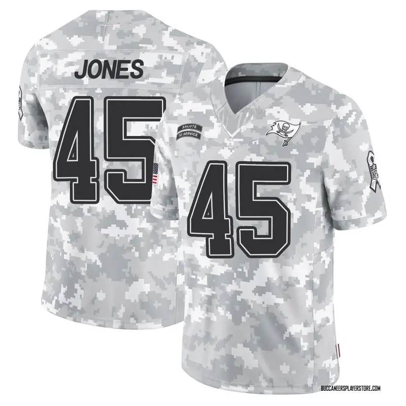 Nike Deion Jones Tampa Bay Buccaneers Limited Arctic Camo 2024 Salute to Service Jersey - Men's