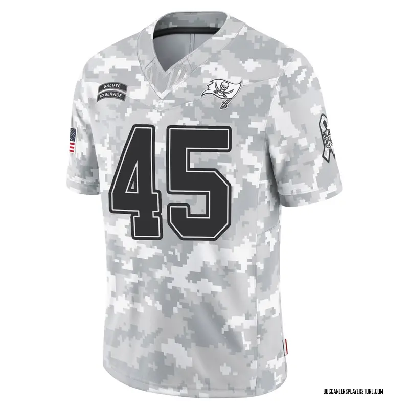 Nike Deion Jones Tampa Bay Buccaneers Limited Arctic Camo 2024 Salute to Service Jersey - Men's