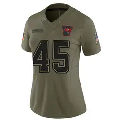 Nike Deion Jones Tampa Bay Buccaneers Limited Olive 2025 Salute to Service Jersey - Women's