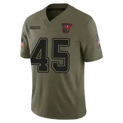 Nike Deion Jones Tampa Bay Buccaneers Limited Olive 2025 Salute to Service Jersey - Youth
