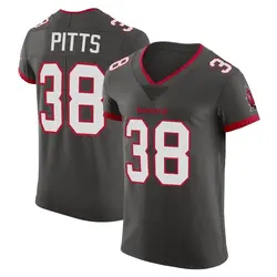 Nike Derrek Pitts Tampa Bay Buccaneers Elite Pewter Alternate Vapor Jersey - Men's