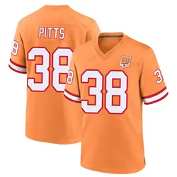 Nike Derrek Pitts Tampa Bay Buccaneers Game Cream sicle 50th Season Jersey - Men's