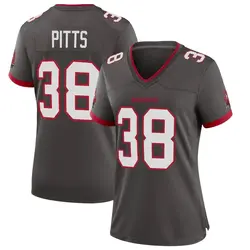 Nike Derrek Pitts Tampa Bay Buccaneers Game Pewter Alternate Jersey - Women's
