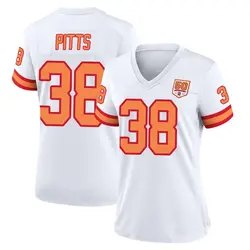 Nike Derrek Pitts Tampa Bay Buccaneers Game White '76 50th Season Jersey - Women's