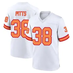 Nike Derrek Pitts Tampa Bay Buccaneers Game White '76 Jersey - Men's