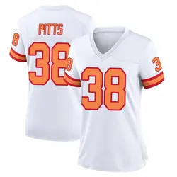 Nike Derrek Pitts Tampa Bay Buccaneers Game White '76 Jersey - Women's