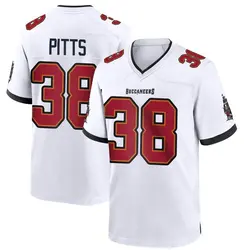 Nike Derrek Pitts Tampa Bay Buccaneers Game White Jersey - Men's