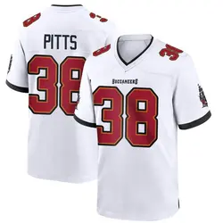 Nike Derrek Pitts Tampa Bay Buccaneers Game White Jersey - Youth