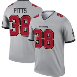 Nike Derrek Pitts Tampa Bay Buccaneers Legend Gray Inverted Jersey - Men's