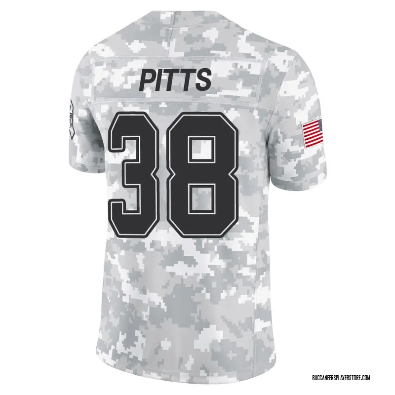 Nike Derrek Pitts Tampa Bay Buccaneers Limited Arctic Camo 2024 Salute to Service Jersey - Men's