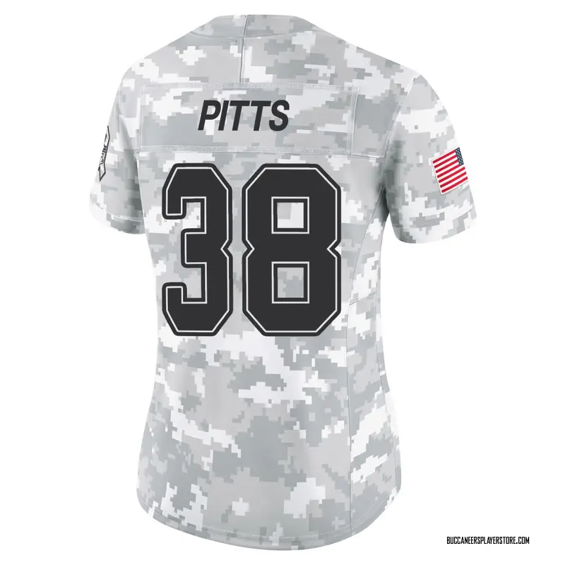 Nike Derrek Pitts Tampa Bay Buccaneers Limited Arctic Camo 2024 Salute to Service Jersey - Women's