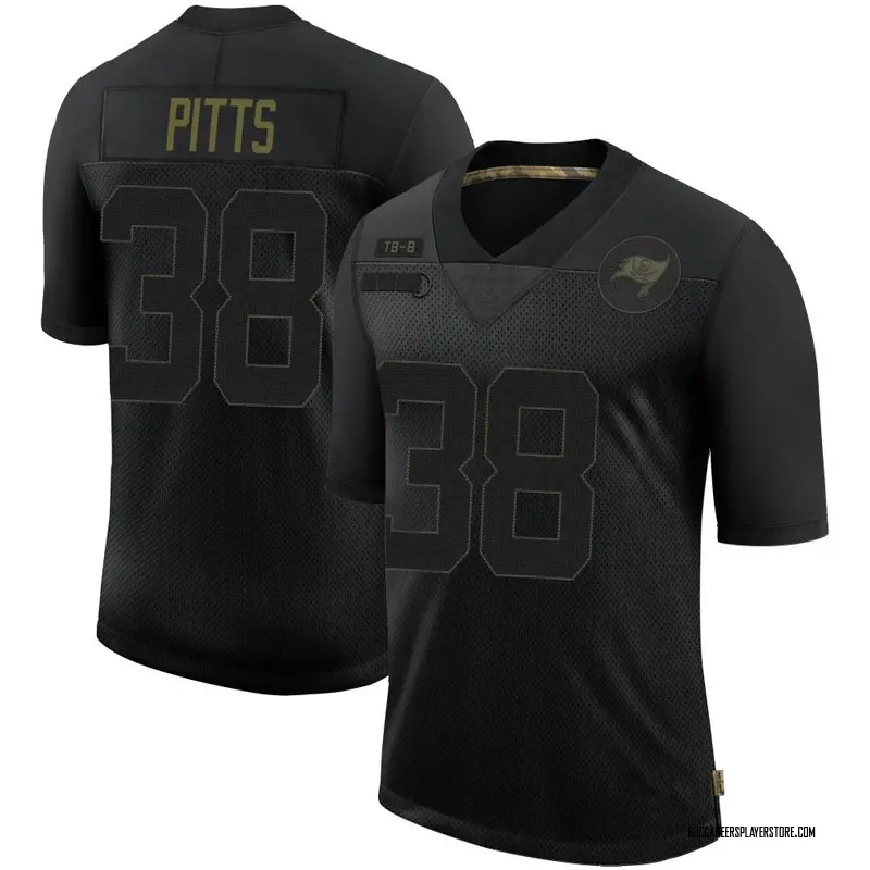 Nike Derrek Pitts Tampa Bay Buccaneers Limited Black 2020 Salute To Service Jersey - Men's