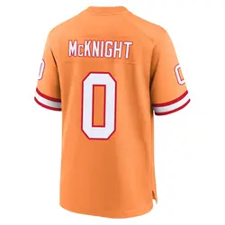 Nike Deshawn McKnight Tampa Bay Buccaneers Game Cream sicle 50th Season Jersey - Youth