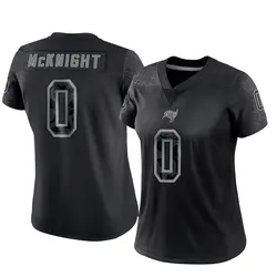 Nike Deshawn McKnight Tampa Bay Buccaneers Limited Black Reflective Jersey - Women's