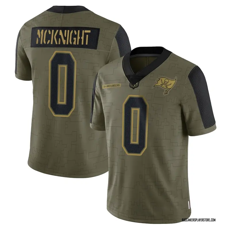 Nike Deshawn McKnight Tampa Bay Buccaneers Limited Olive 2021 Salute To Service Jersey - Men's