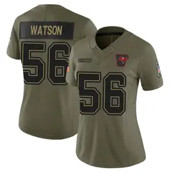 Nike Desmond Watson Tampa Bay Buccaneers Limited Olive 2025 Salute to Service Jersey - Women's