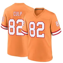 Nike Devin Culp Tampa Bay Buccaneers Game Orange Throwback Jersey - Men's
