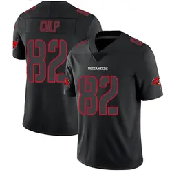Nike Devin Culp Tampa Bay Buccaneers Limited Black Impact Jersey - Men's